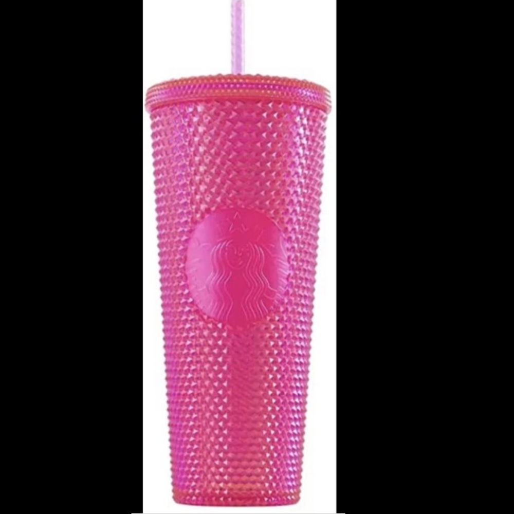 Starbucks Neon Pink Studded Tumbler
